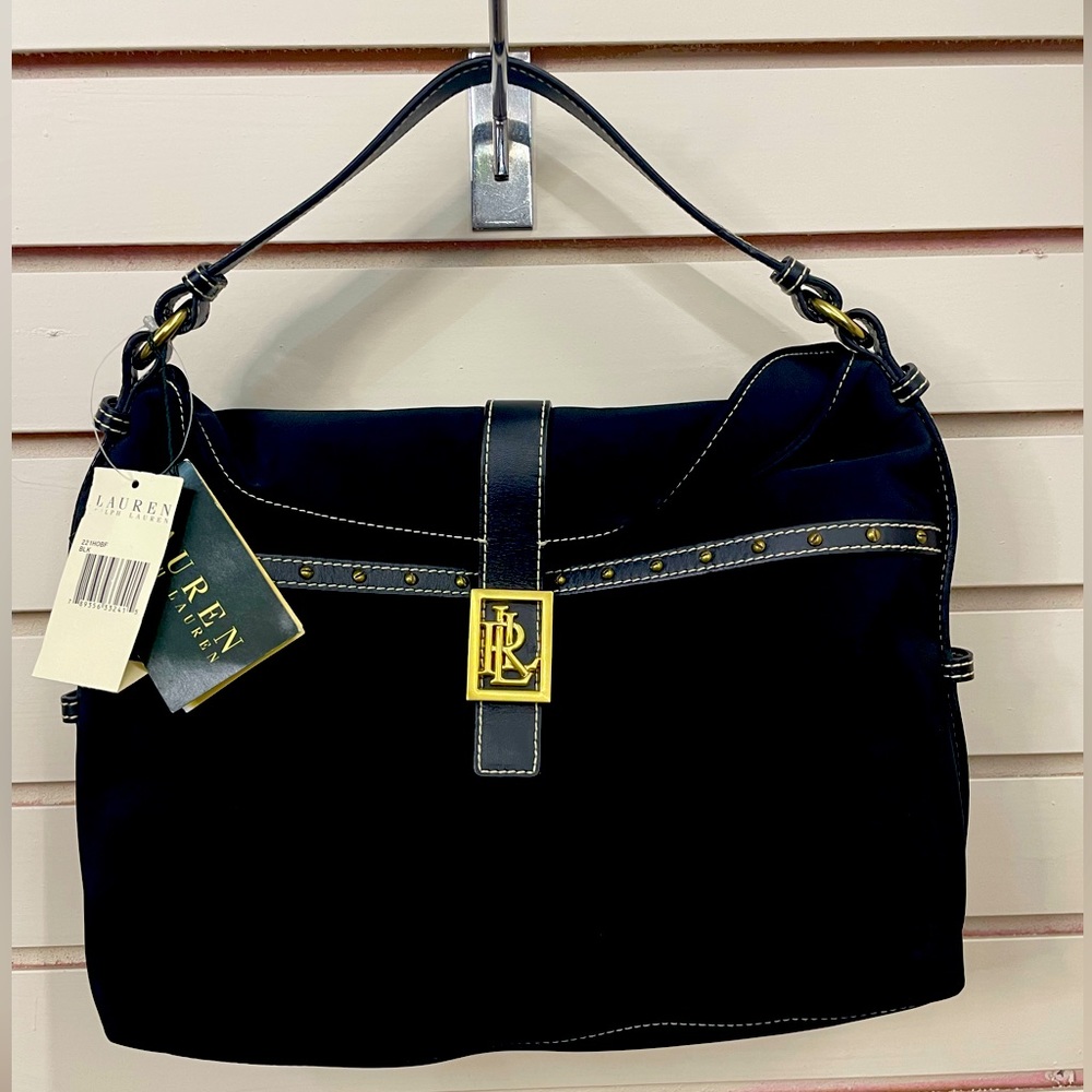 Ralph Lauren Black Handbag New with Tags.
